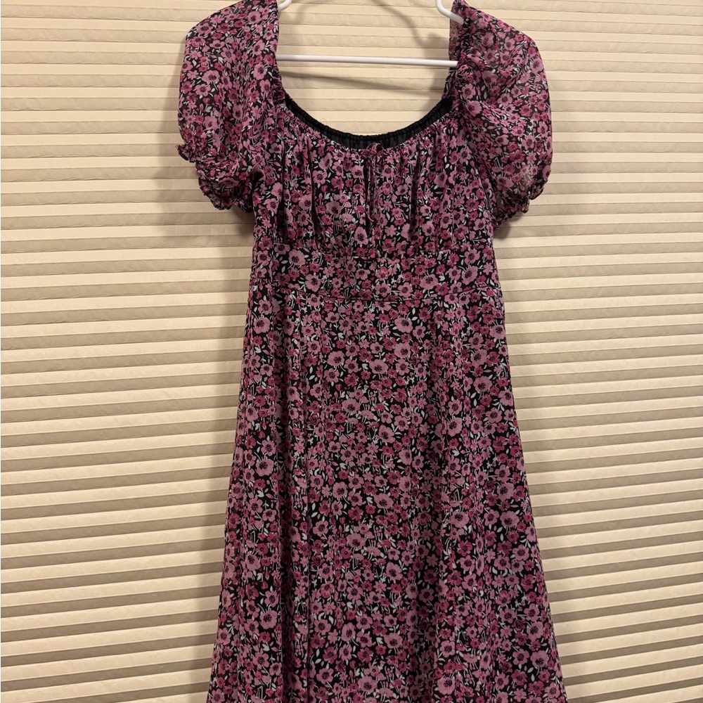 Floral Pink Kids Dress